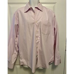 Men's Boden London Large‎ Dress Shirt Button-Up Collared Long Sleeve Pink Purple